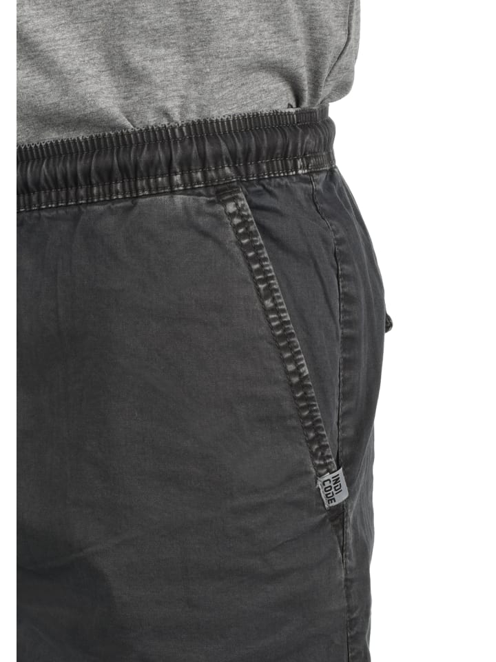 INDICODE Chinoshorts IDAbbey 70194MM kurze Hose mit Kontrastkordeln in Grau günstig kaufen
