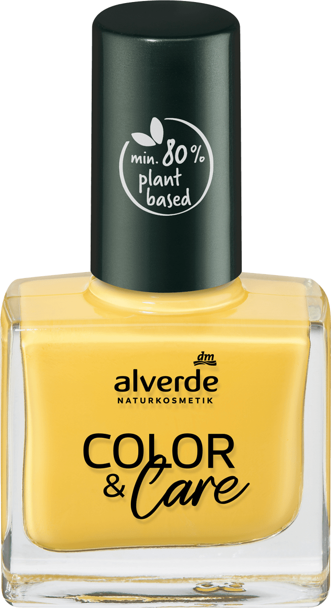 Nagellack Color & Care Nail Polish 110 Yellow Sunshine, 10 ml