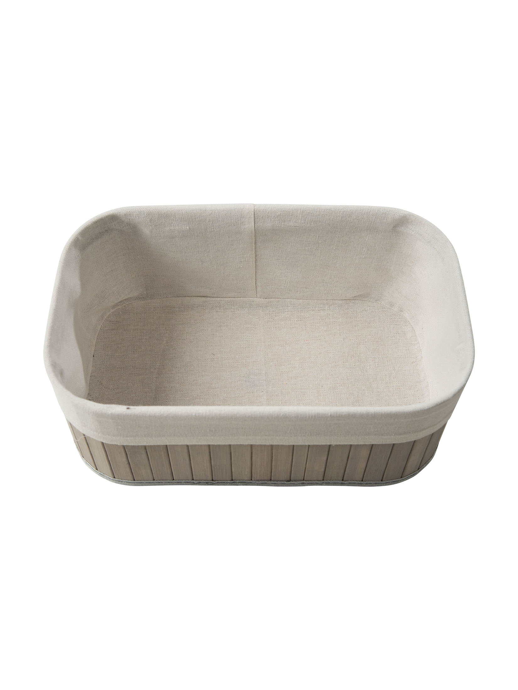 Bambusbox Billi Korb, Hellgrau