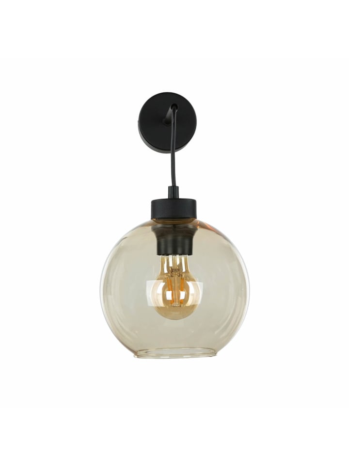 Licht-Erlebnisse Wandlampe in Schwarz Bernstein günstig kaufen onesize