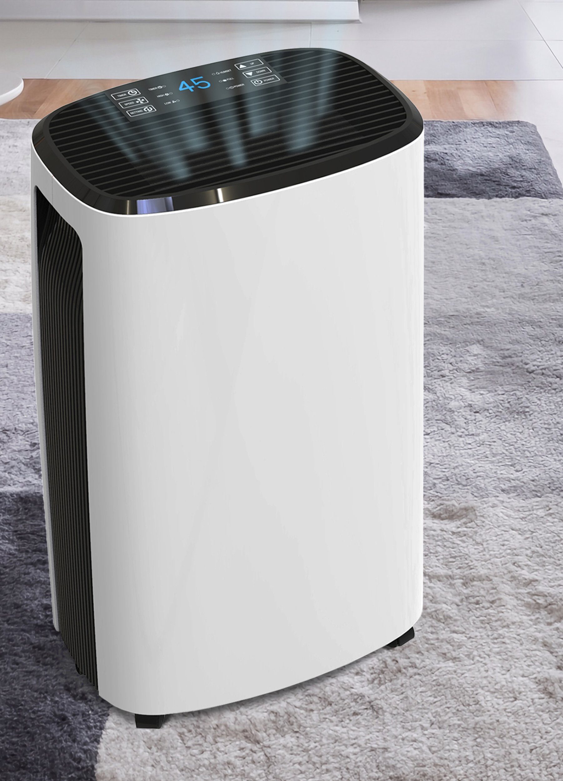 VENDOMNIA Luftreiniger Luftentfeuchter 16/20 L Auto-Modus Raumentfeuchter, Entfeuchtungsgerät, für 30 m² Räume, 3,7L Behälter, bis 30 m², elektrisch, Timer, Wäschetrocknung