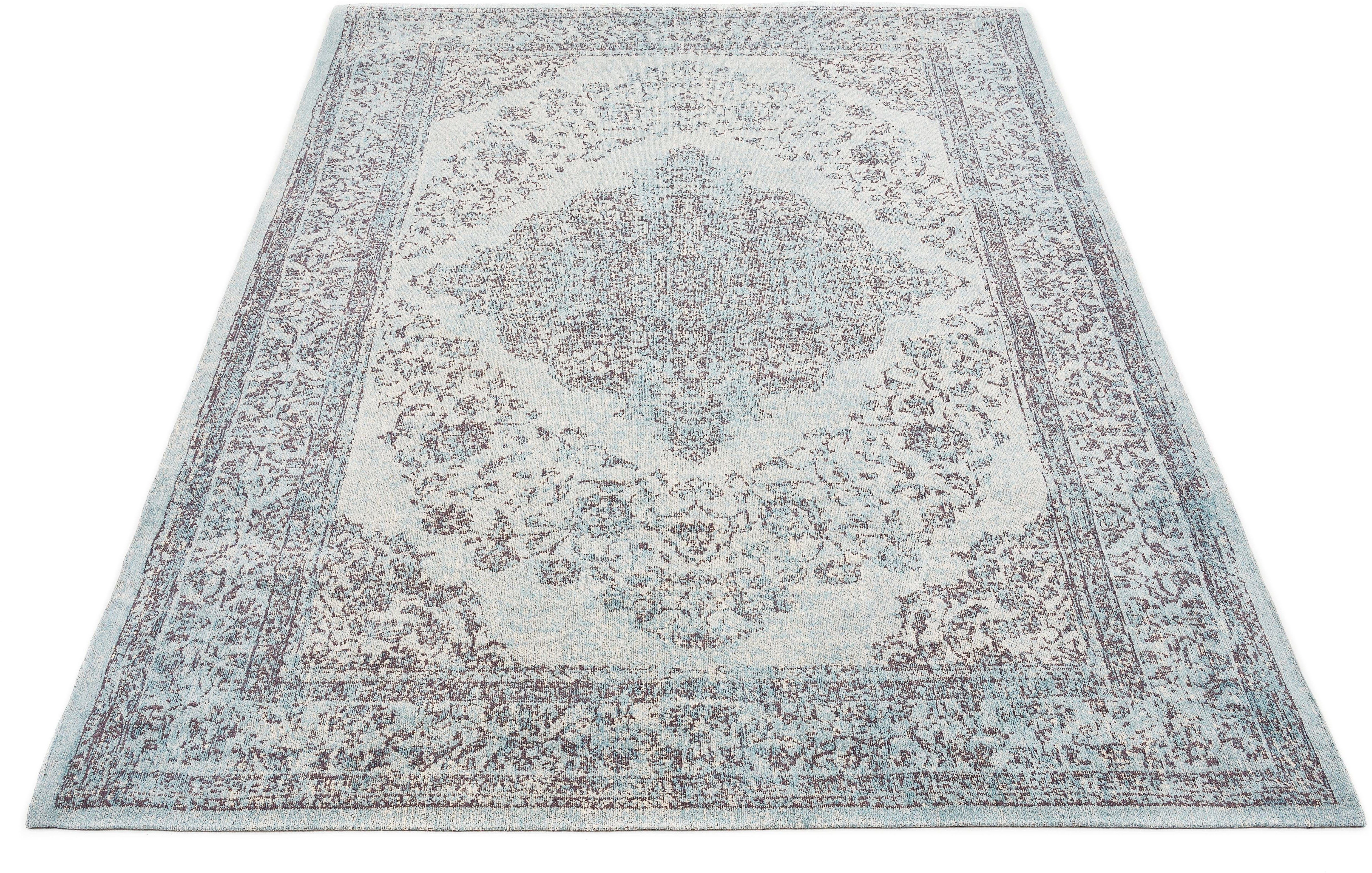 Teppich Bordüre, GALLERY M branded by Musterring, rechteckig, Höhe: 5 mm, Flachgewebe, Chenille, Wohnzimmer