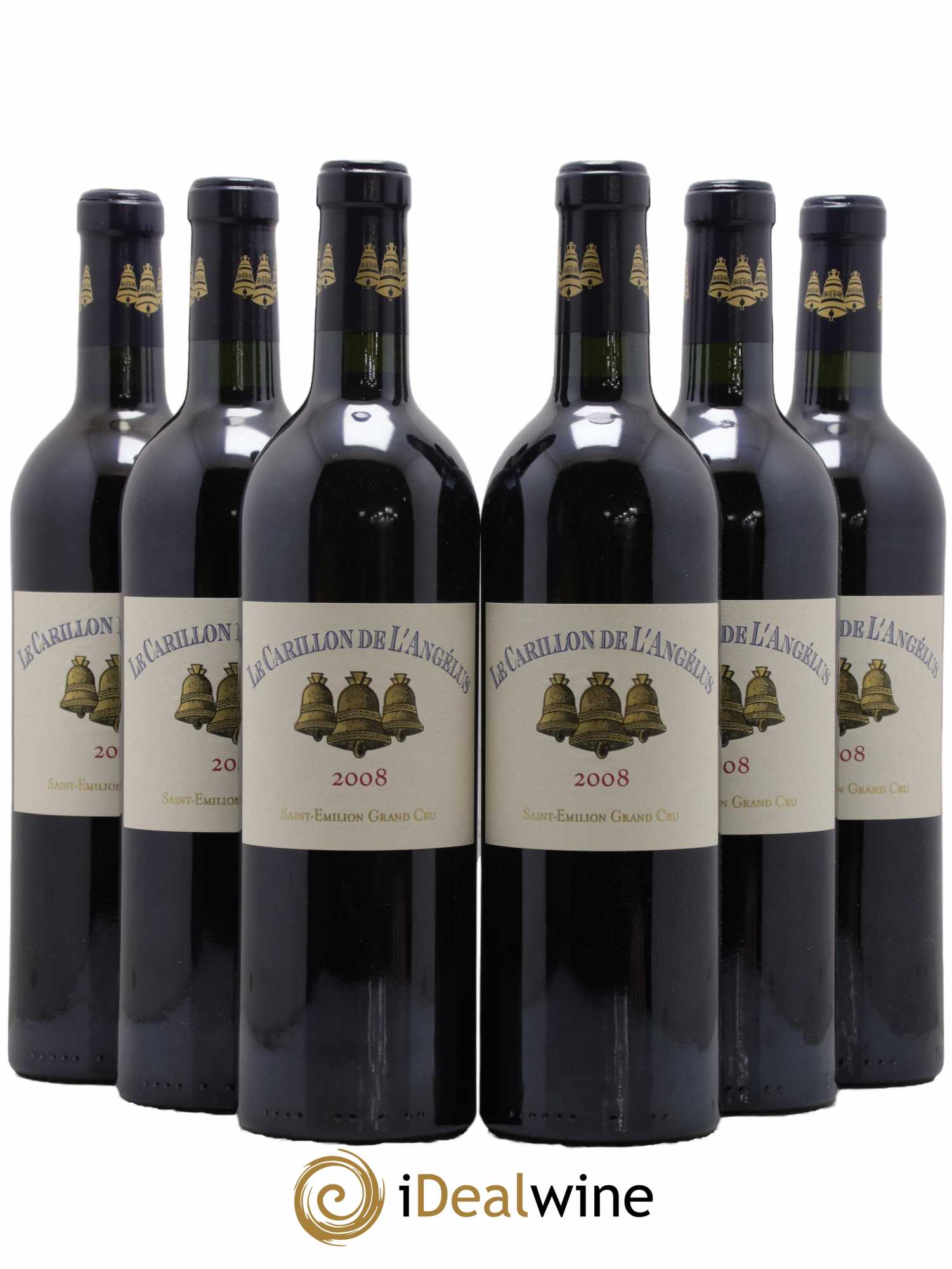 Le Carillon de l'Angélus Second vin  2008 - Lot de 6 Bouteilles