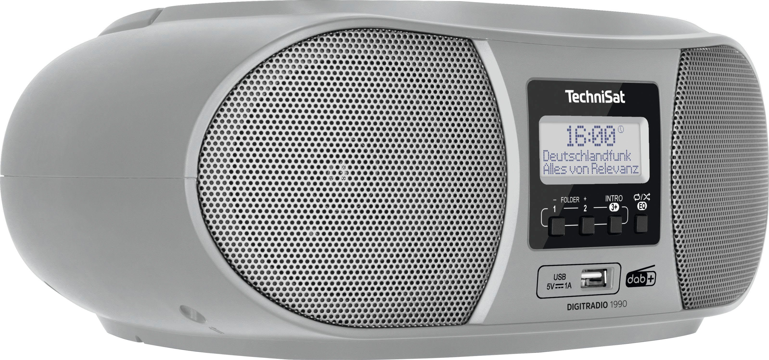 TechniSat DIGITRADIO 1990 Digitalradio (DAB) (Digitalradio (DAB), UKW mit RDS, 3 W, CD-Player)