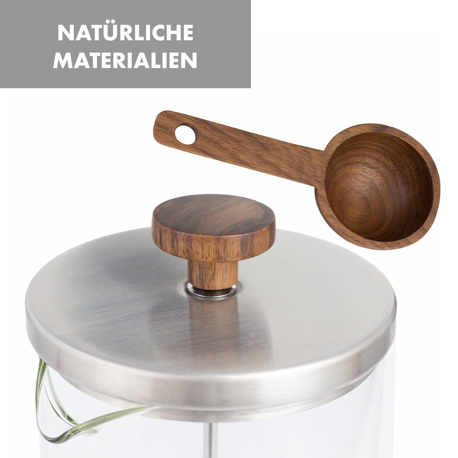 Klarstein French Press Kanne Glaswerk Ristretto