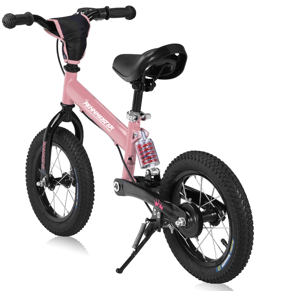Casaria Rennmeister® Rennmeister mit Federung, Übungs-Sattel, rosa