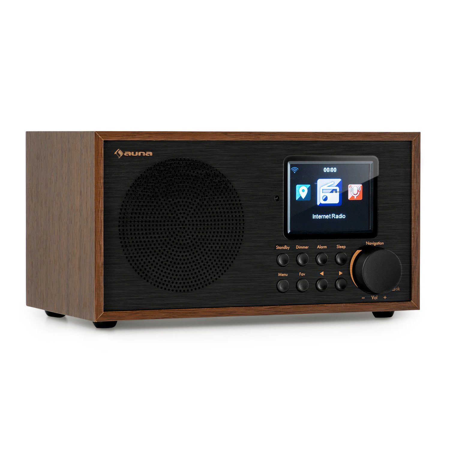 Auna Silver Star Mini Radio (DAB+;UKW;Internetradio, 8 W)