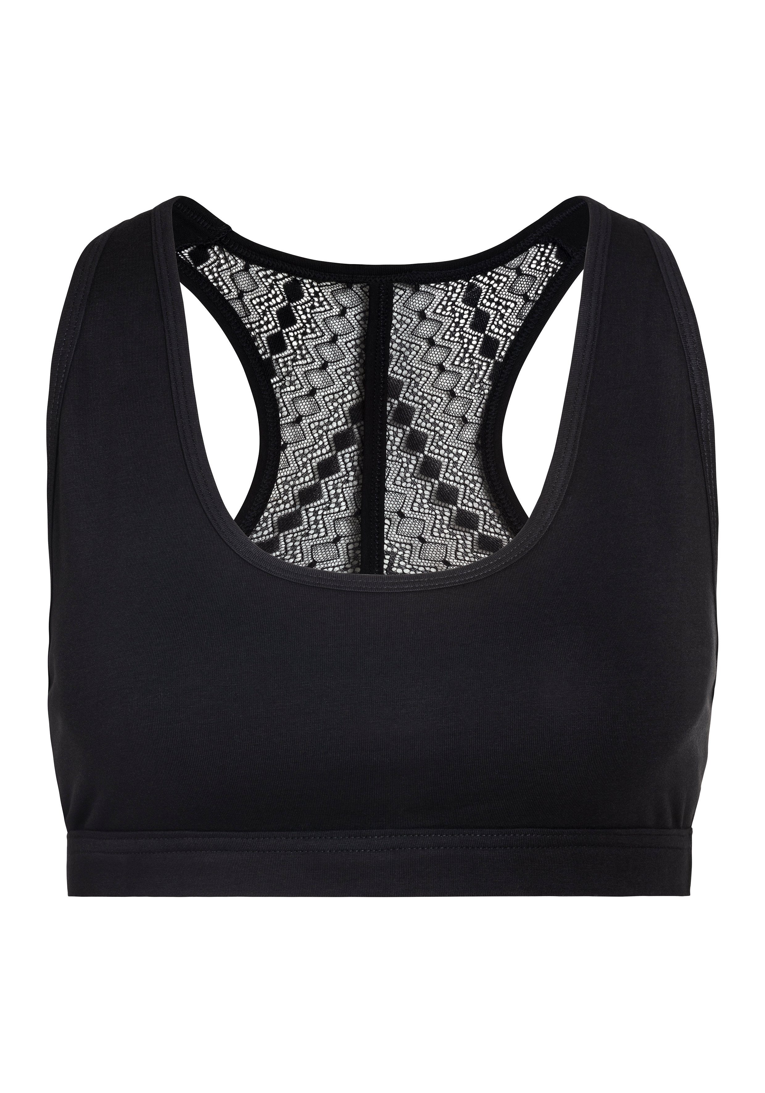 s.Oliver Bustier aus elastischer Baumwolle mit grafischer Spitze