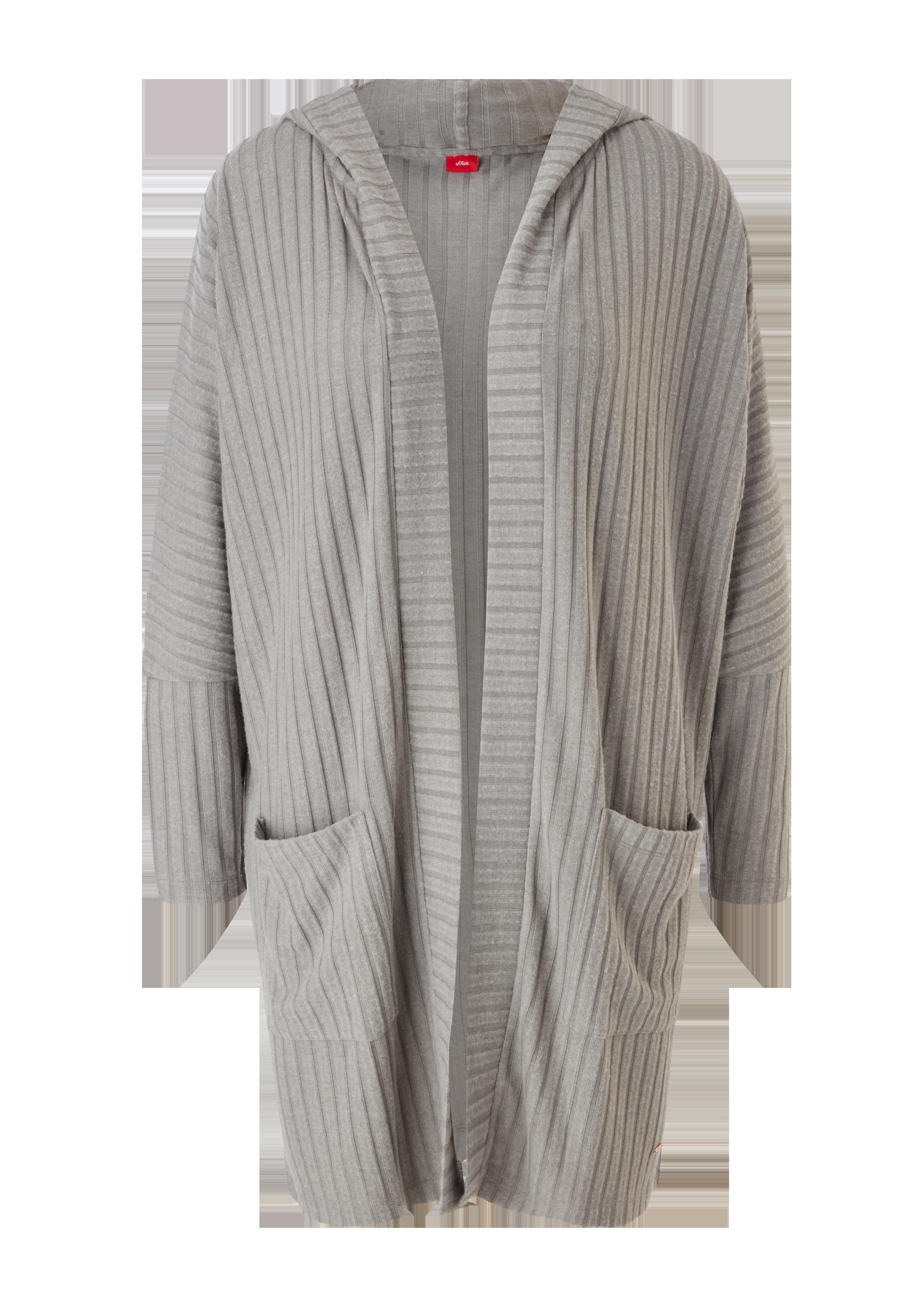 Loungewear Cardigan mit Rippstruktur  6006303-9100