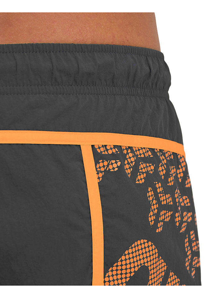 Arena Badeshorts in Anthrazit/ Orange günstig kaufen