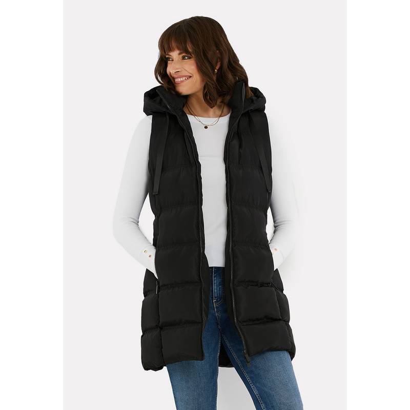 Threadbare THB Vinyard Sporty Gilet Longweste Damen