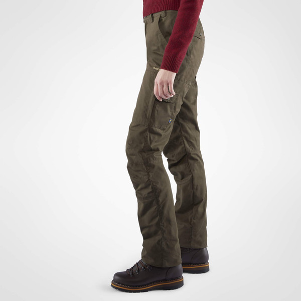 KARLA PRO WINTER TROUSERS W Damen - Trekkinghose oliv-dunkelgrün