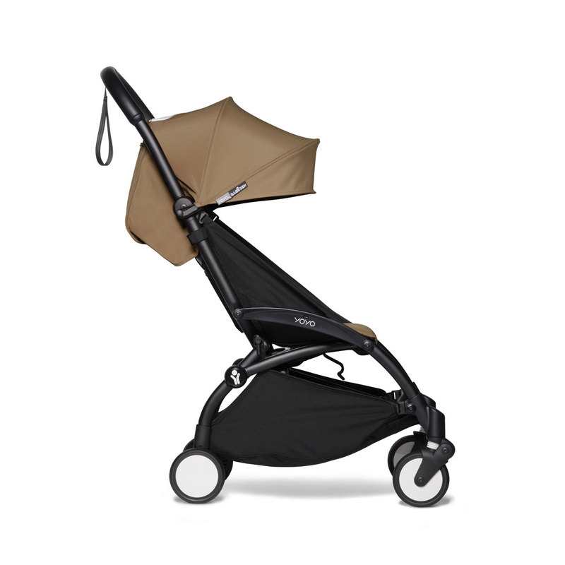 Poussette yoyo2 4 roues châssis noir assise 6+ toffee Babyzen