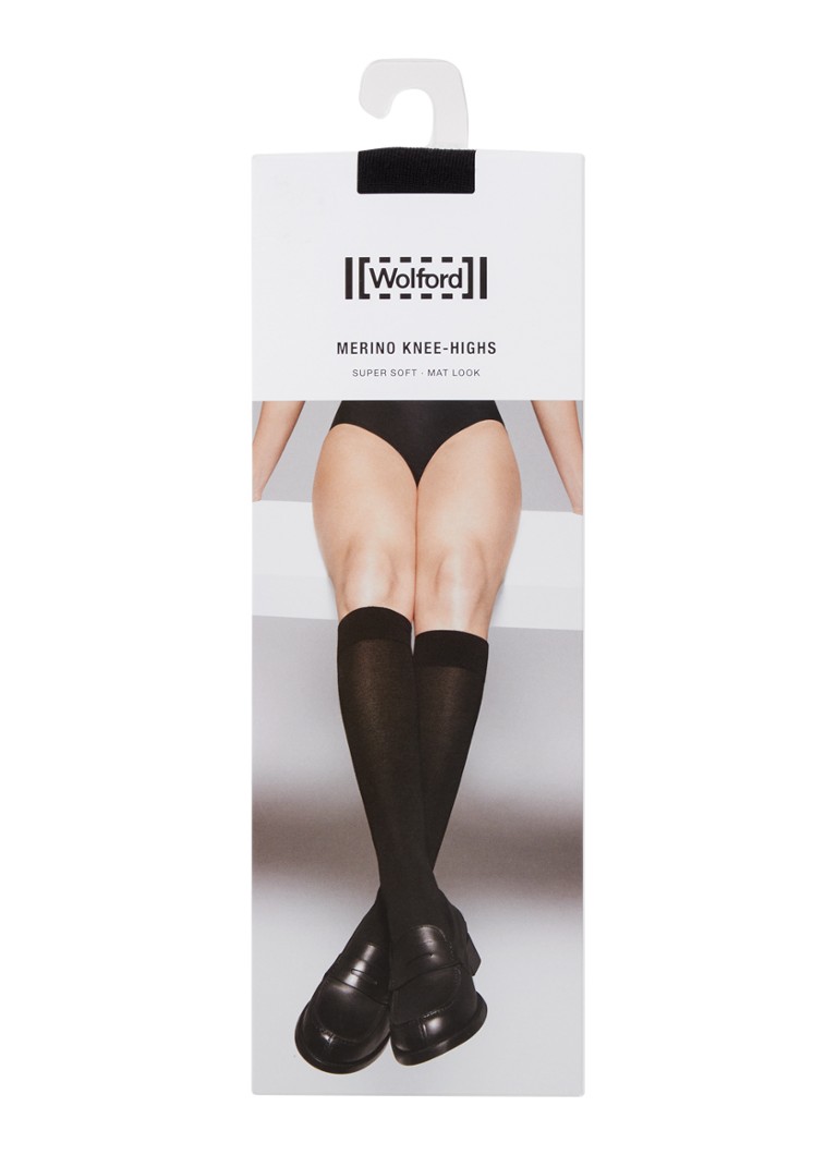 Șosete până la genunchi Wolford din amestec de lână