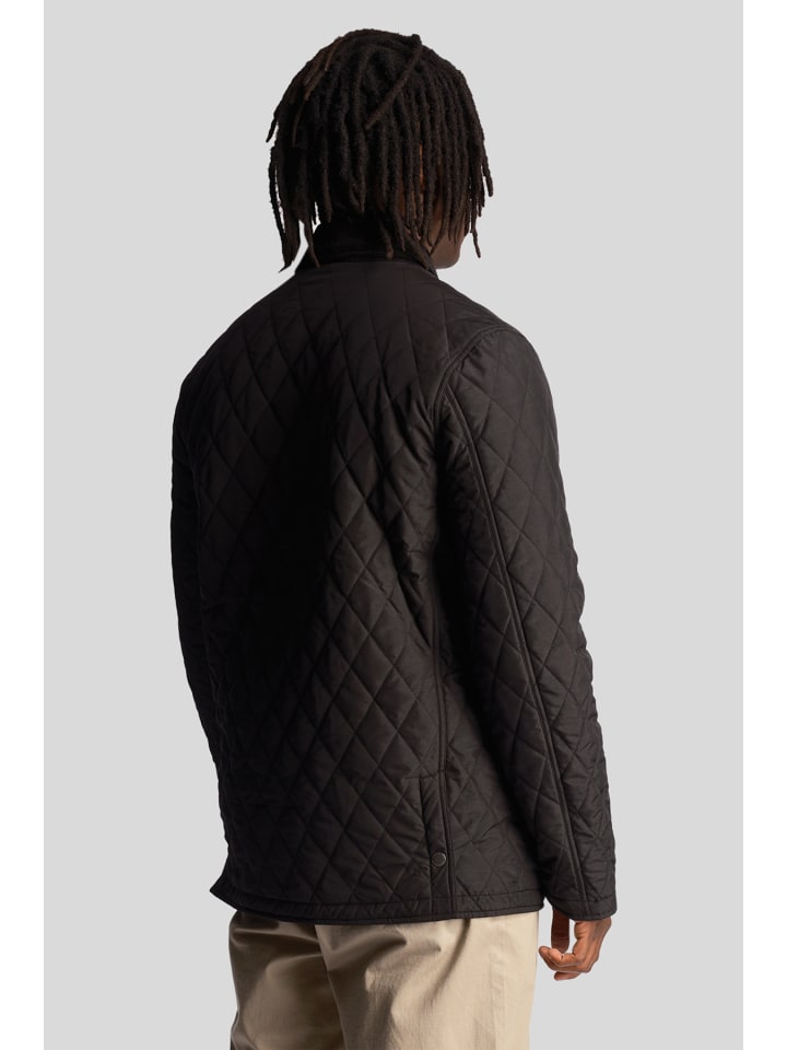 Lyle & Scott Steppjacke in Schwarz günstig kaufen S