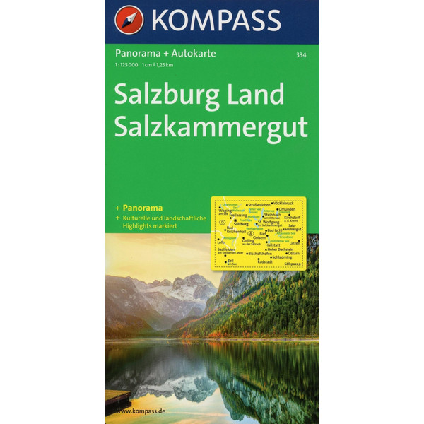 Salzburg Land - Salzkammergut 1:125 000 - Wanderkarte