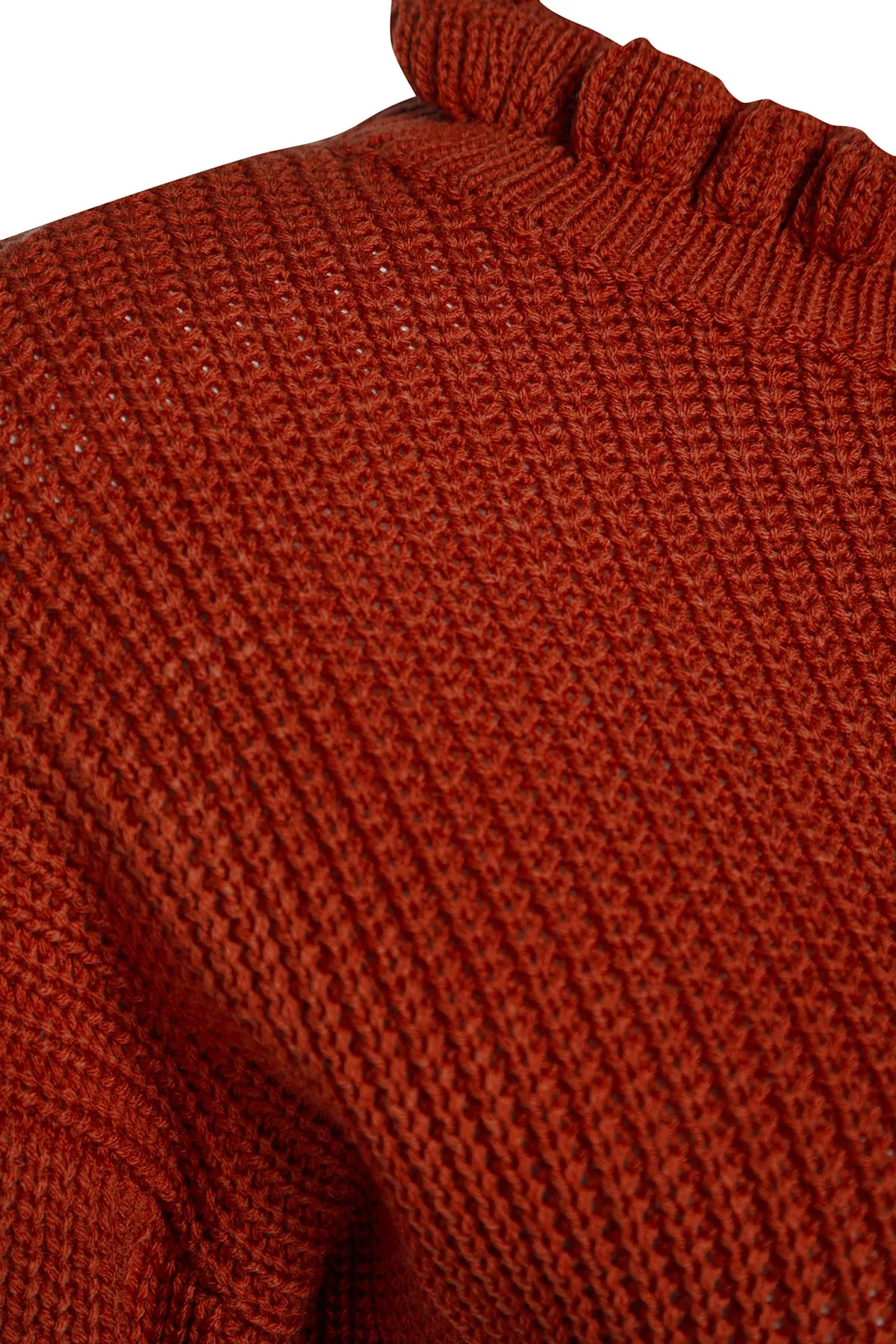 Trendyol Collection  Kurzer Strickpullover mit Kachelmuster TWOAW22KZ0530