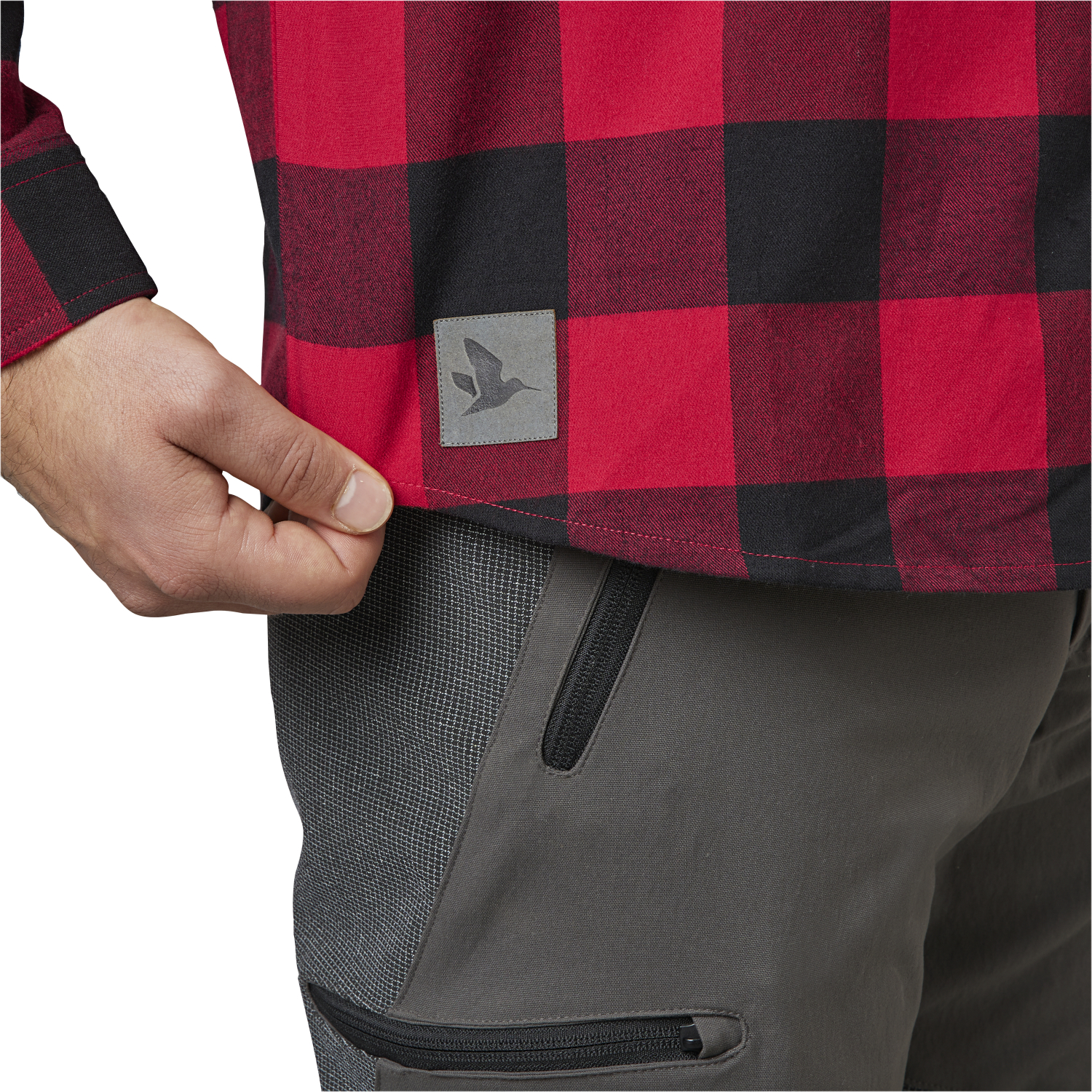 Seeland Herren Langarmhemd Toronto (red check)