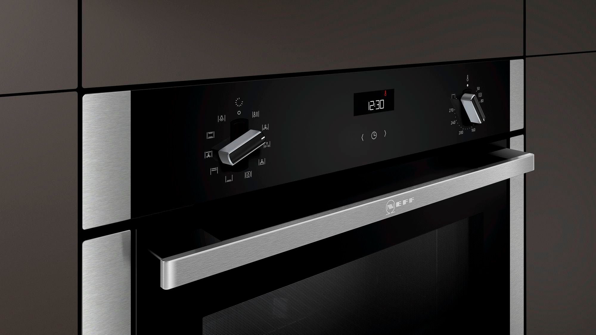 NEFF Einbaubackofen N 50 B3ACE2AN0, mit Hide®, EasyClean, CircoTherm®-Heißluft
