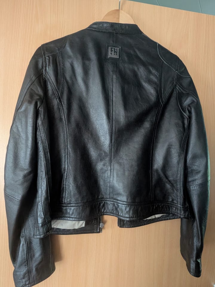 FREAKY NATION Lederjacke in Schwarz günstig kaufen L