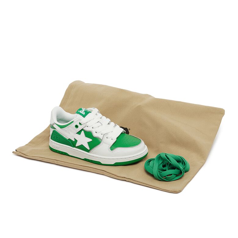 A Bathing Ape Wmns SK8 STA #1 L green