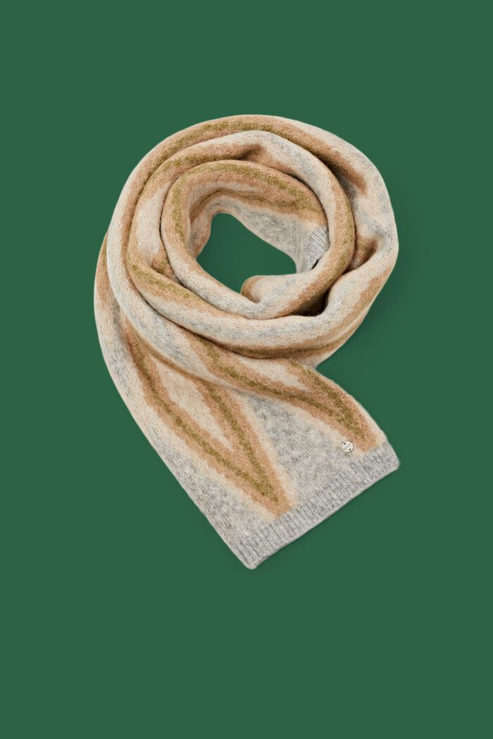 Schal aus Wolle-Mohair-Mix