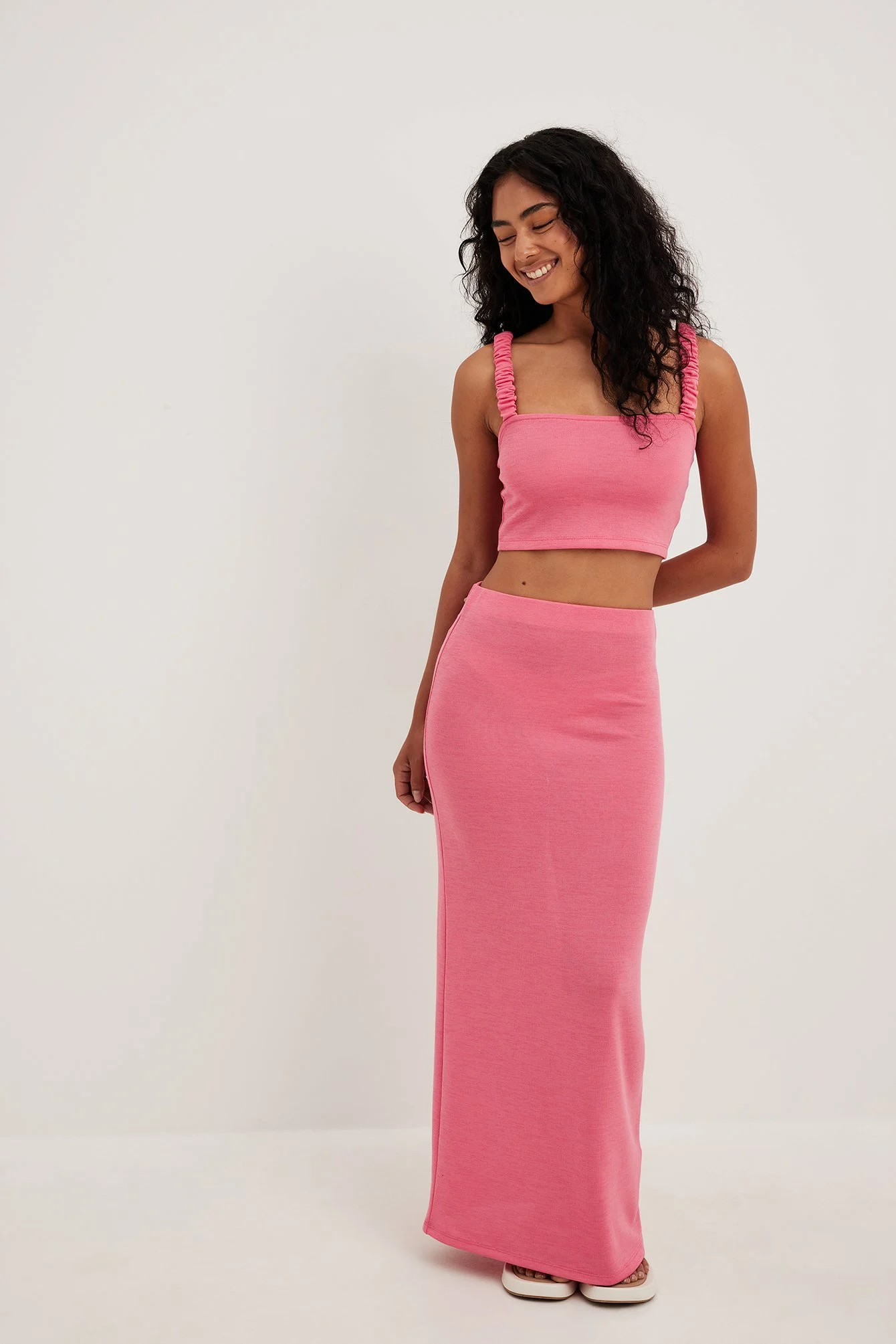 Maxirock mit mittlerer Taille