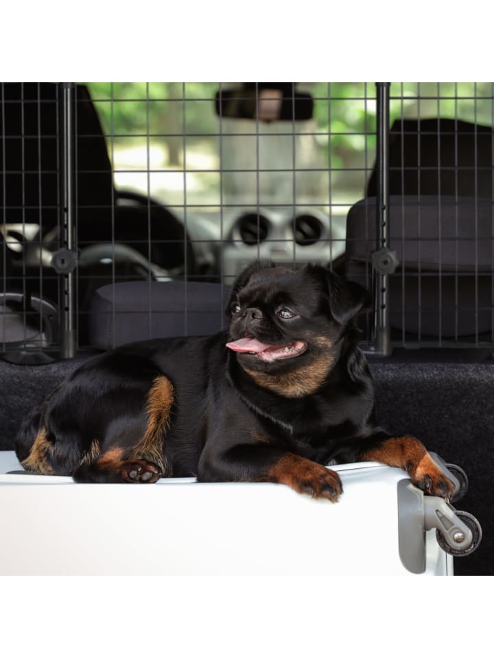 relaxdays Hundegitter Auto in Schwarz - (B)92-157 x (H)40 x (T)5 cm günstig kaufen onesize