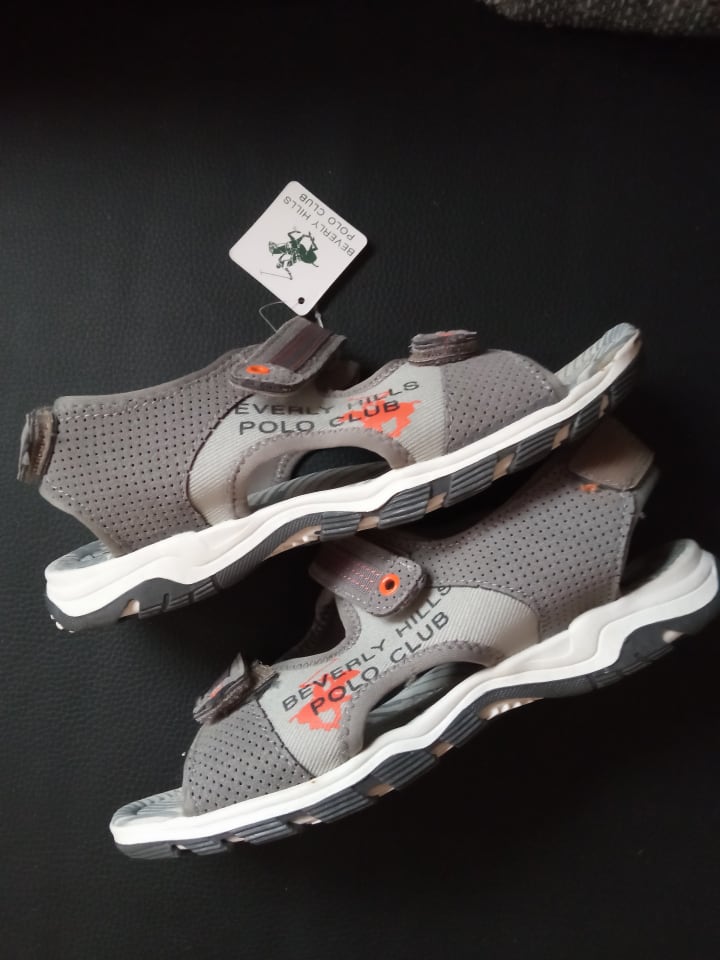 Beverly Hills Polo Club Sandalen in Grau Neu! günstig kaufen 37