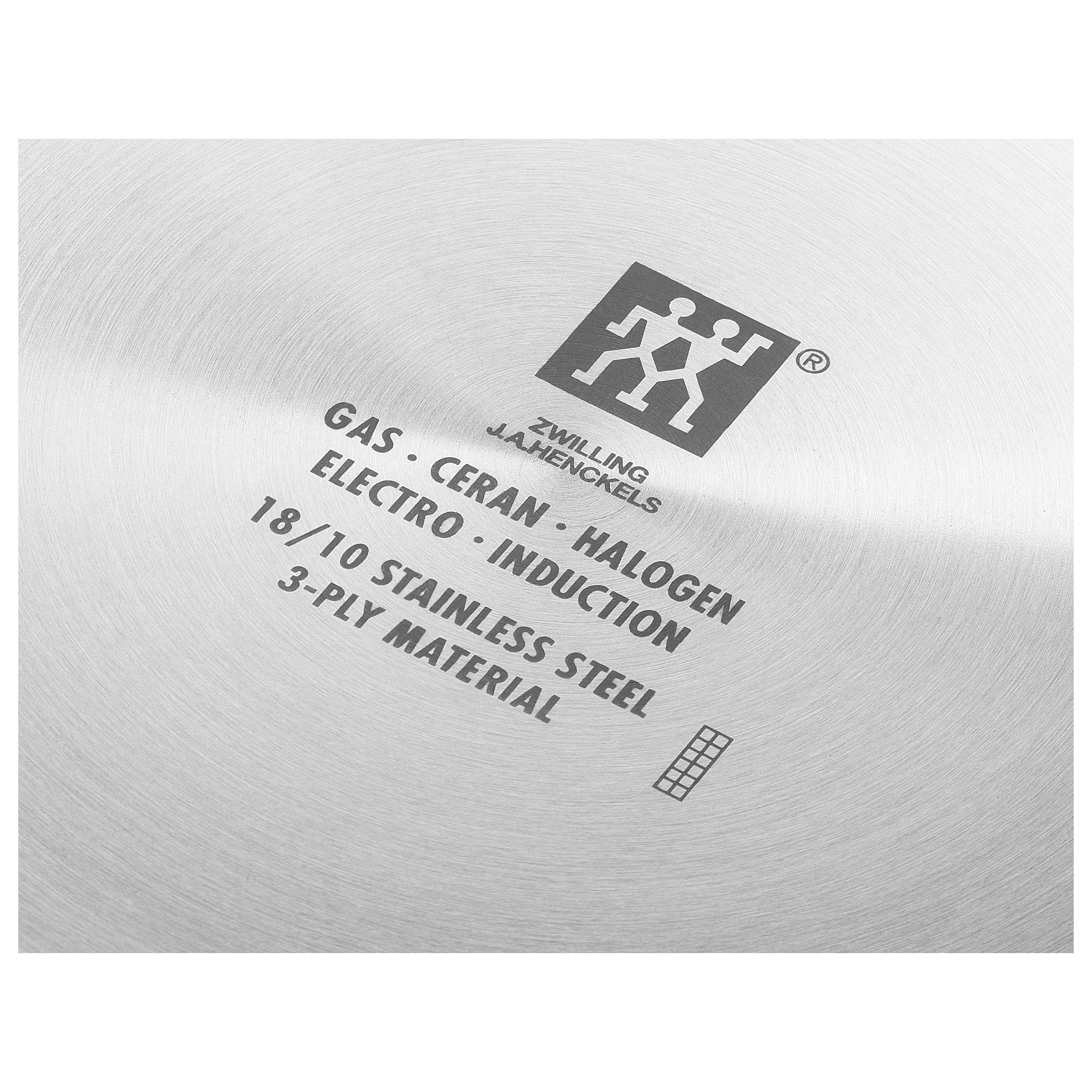 Wok 32 cm, 18/10 Edelstahl