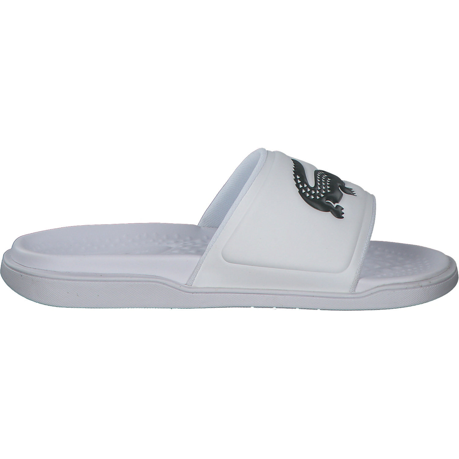 Lacoste Croco Dualisate 43CFA0040, Pantoletten & Badeschuhe, Weiß
