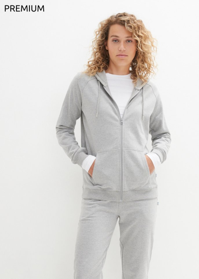 Essential Sweatjacke mit Kapuze