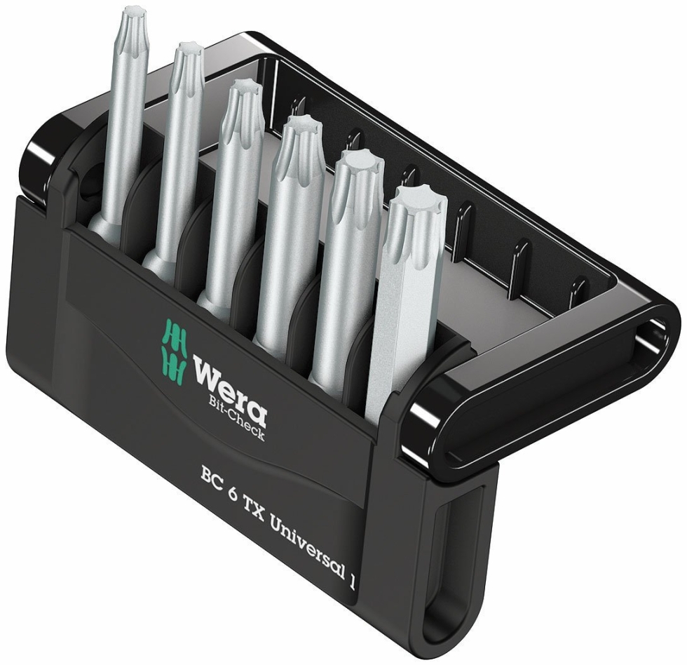 Wera 05056472001 Bit-Check 6 TX Universal 1 sada bitov, 6-dielna
