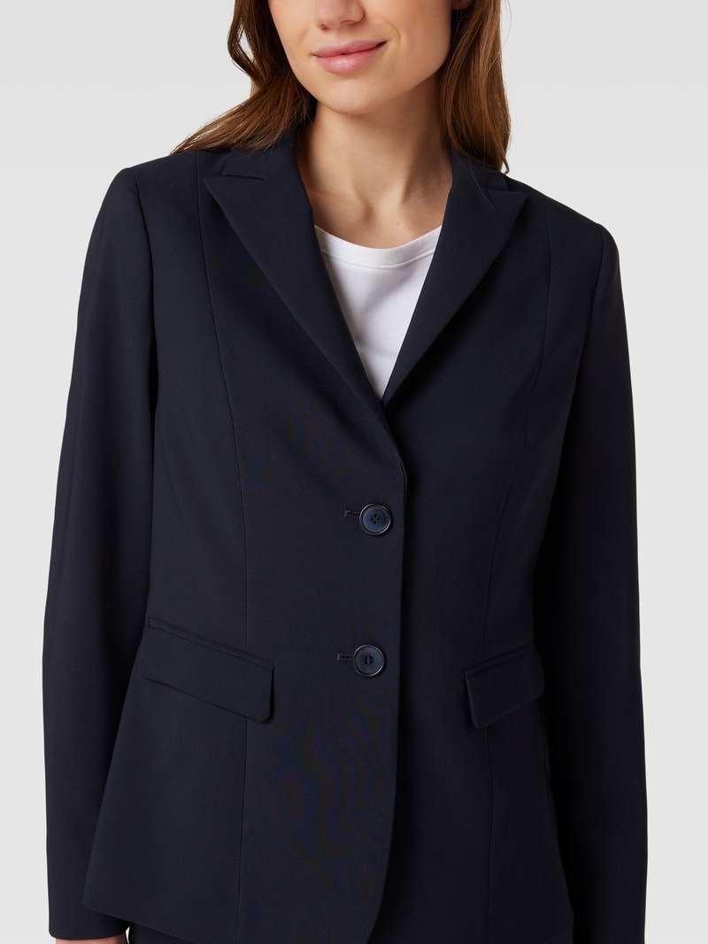 Blazer mit angedeuteten Taschen in marineblau