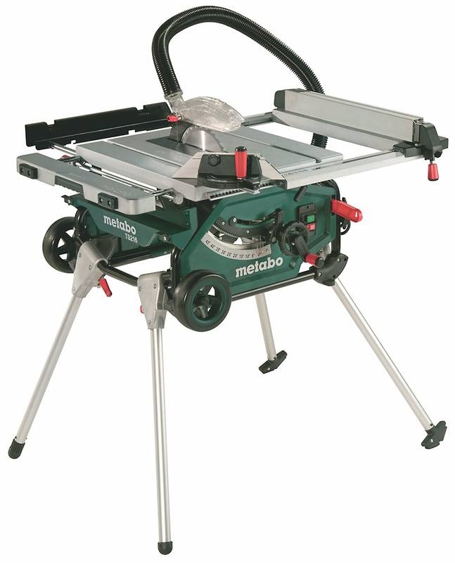 Metabo 600667000 TS216 stalo diskinio pjūklo rinkinys su sulankstomu stovu