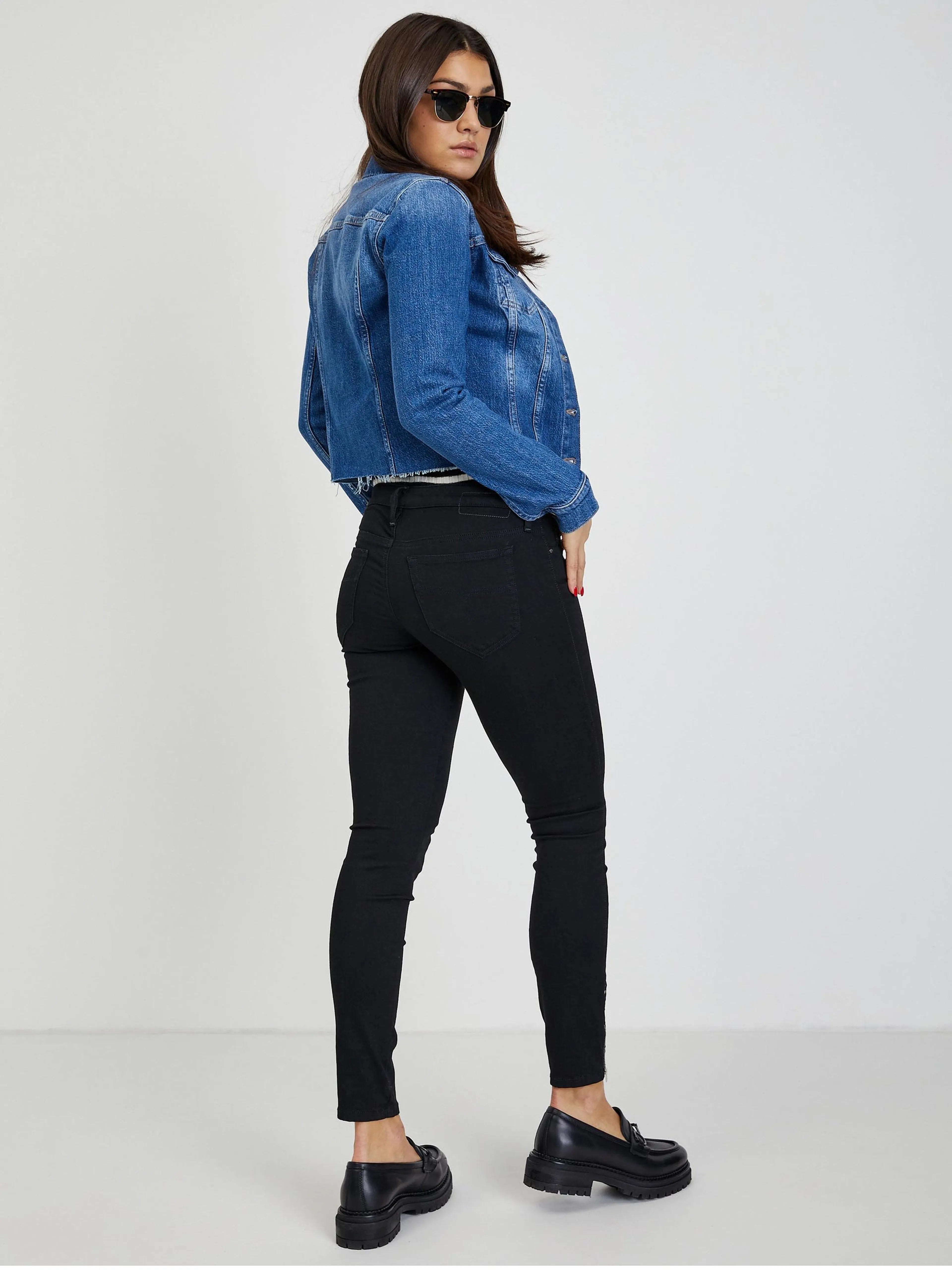 Blaue Jeansjacke ORSAY