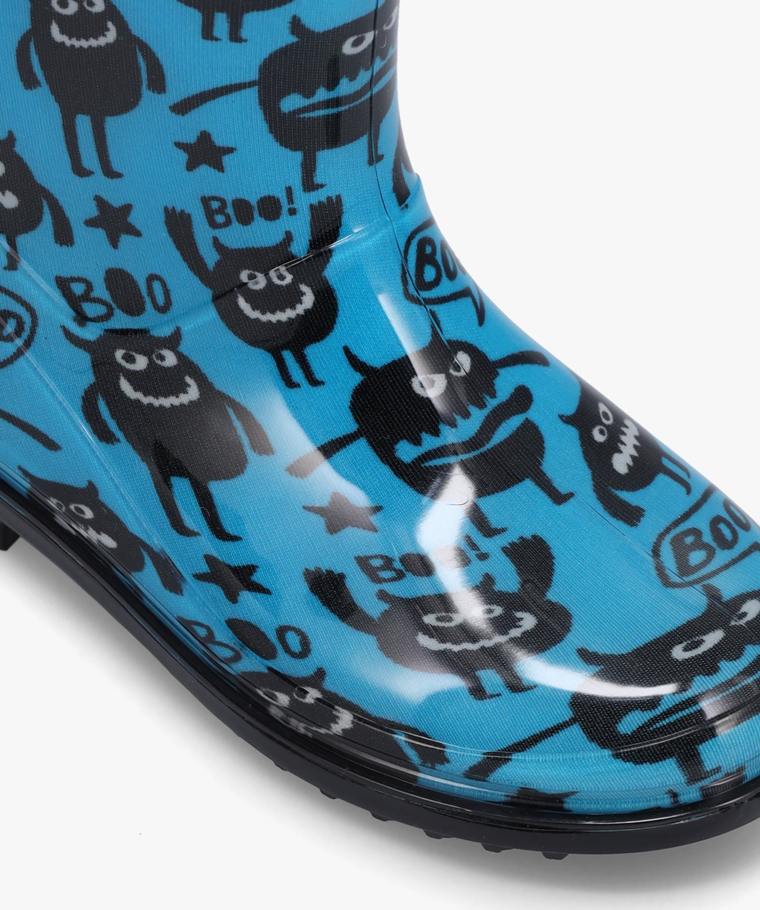 Bottes de pluie Garçon imprimées monstres bleu | GEMO
