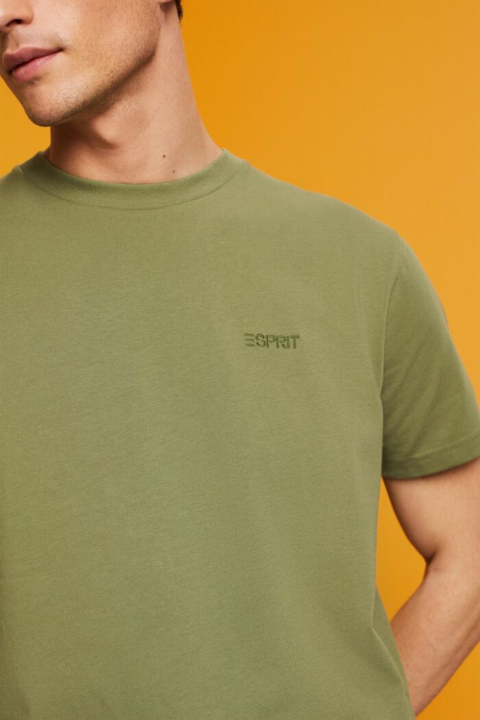 T-Shirt mit Logostickerei