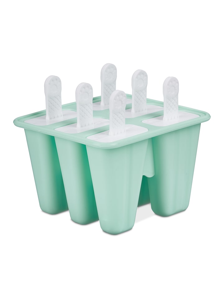 relaxdays 6x Eisform in Türkis/ Weiß günstig kaufen onesize