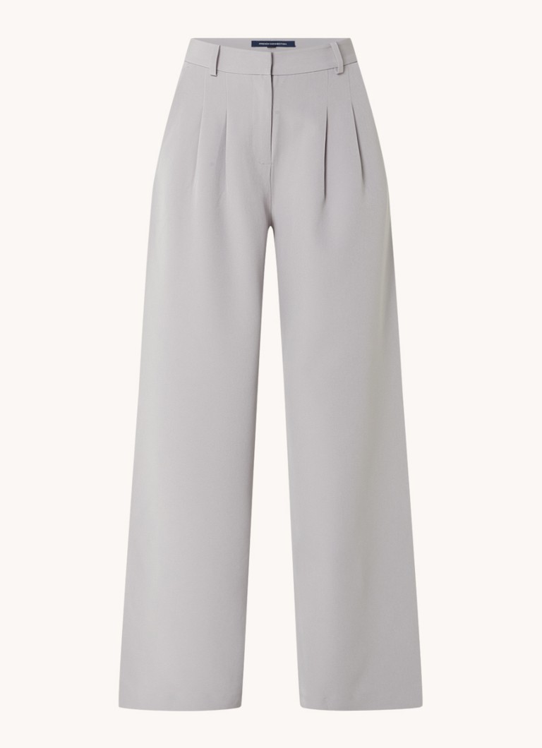 Pantaloni French Connection Echo cu talie înaltă, cu talie largă și buzunare laterale.