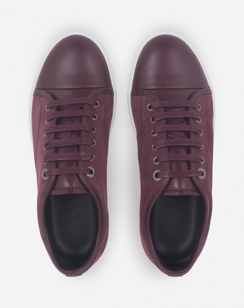 SNEAKERS DBB1 EN CUIR ET SUEDE
