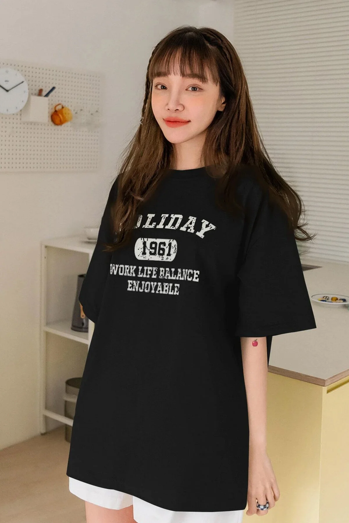 uyguntarz  T-Shirt - Schwarz - Regular Fit