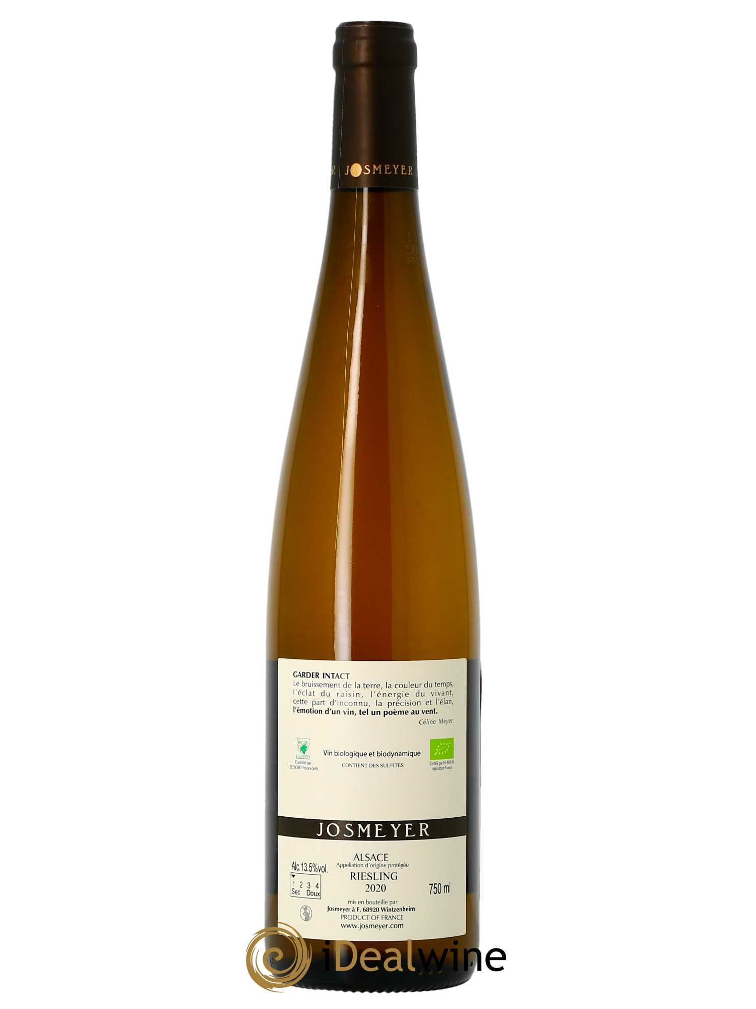 Riesling Le Dragon Josmeyer (Domaine)  2020 - Lot de 1 Bouteille