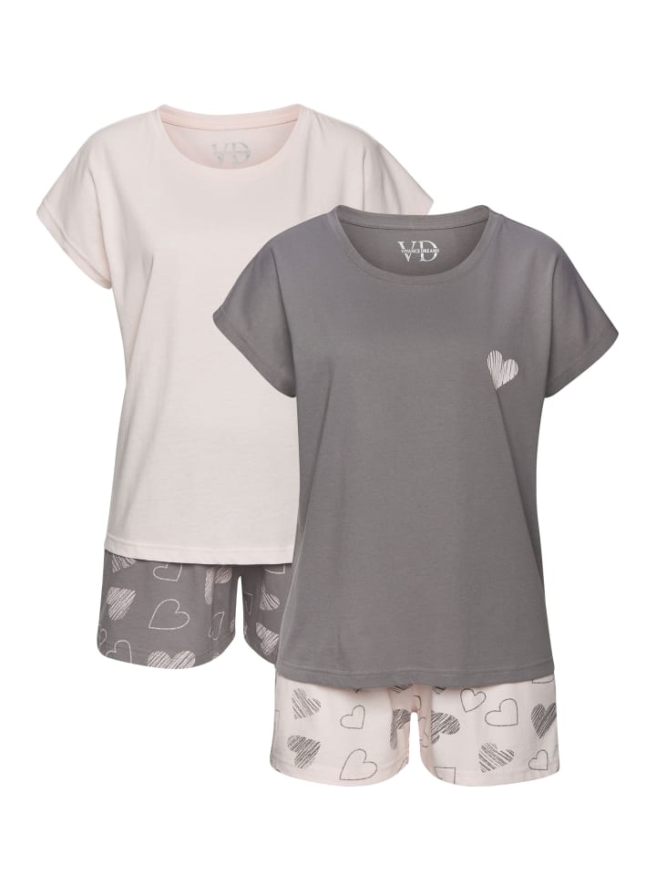 VIVANCE DREAMS Shorty in rosa/grau günstig kaufen