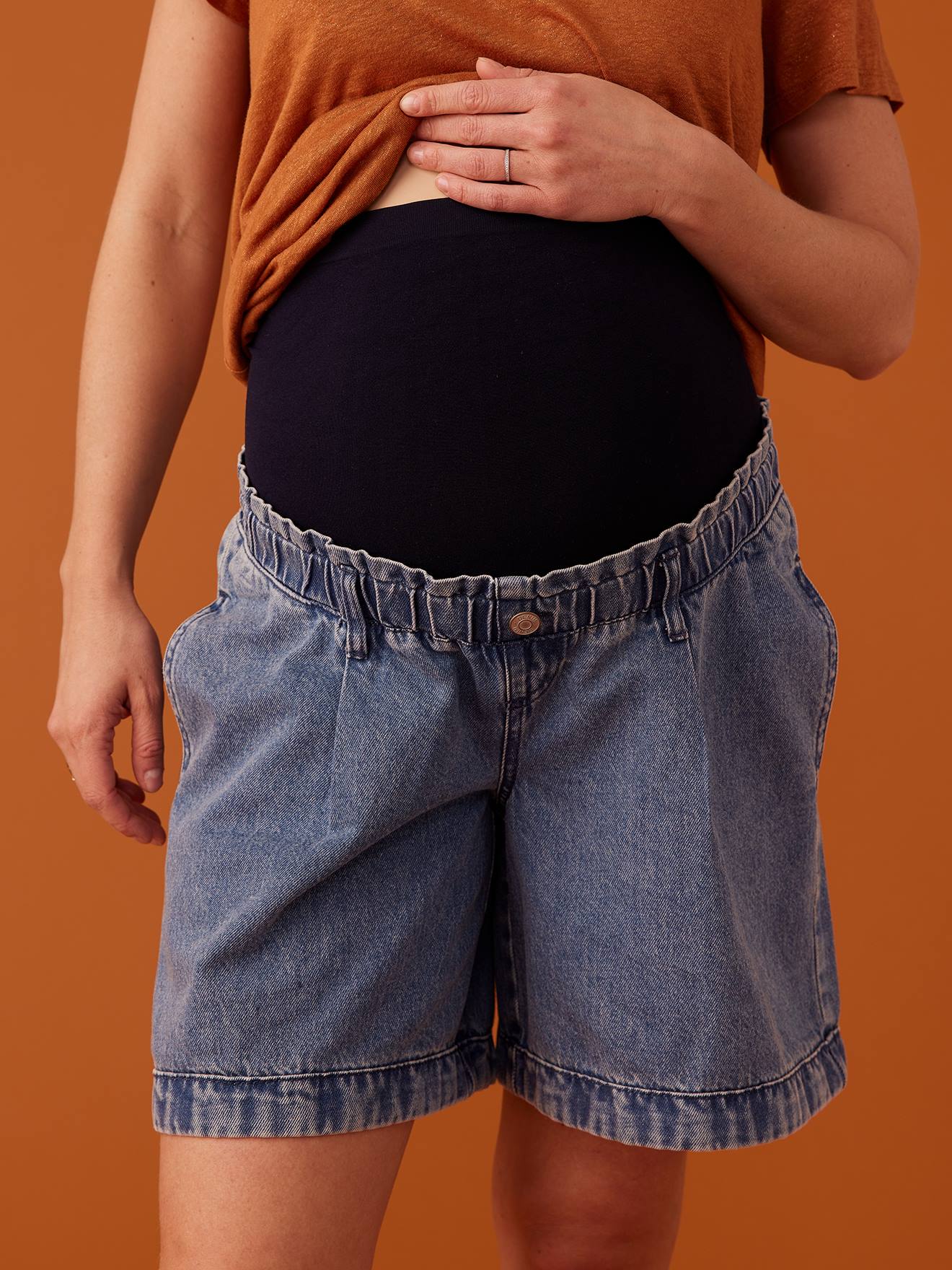 Envie de Fraise Umstands-Jeansshorts ENVIE DE FRAISE - blue stone