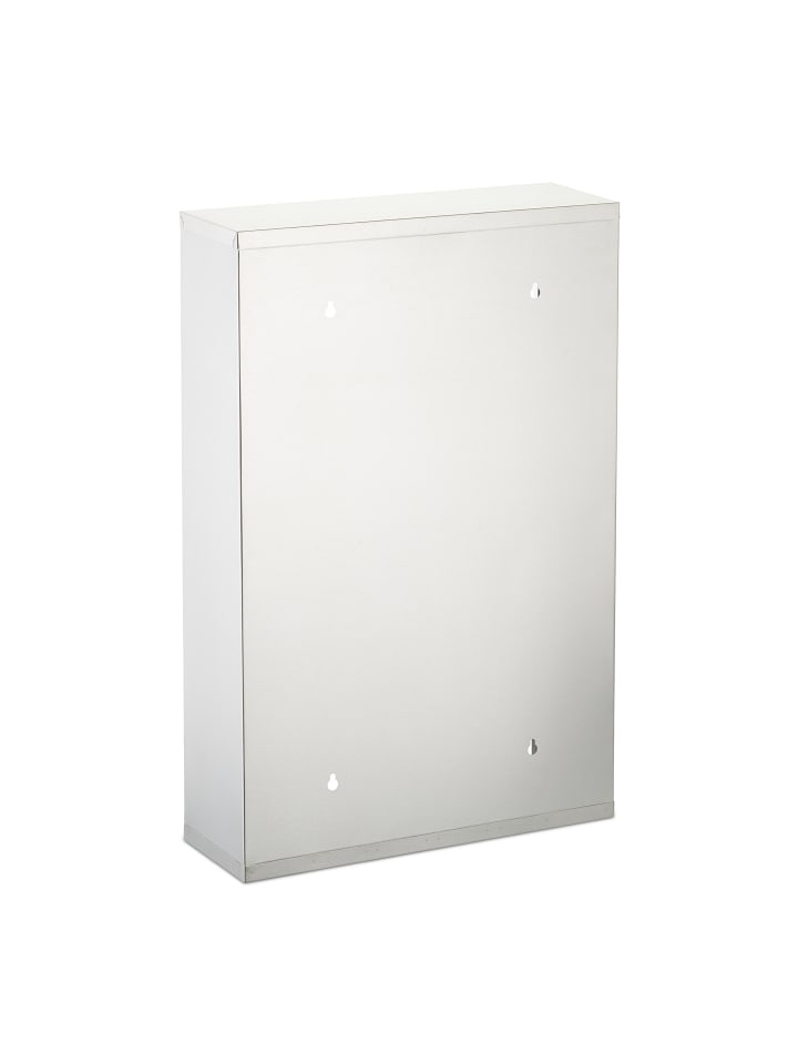 relaxdays Medizinschrank in Silber - (B)38 x (H)58 x (T)13 cm günstig kaufen onesize