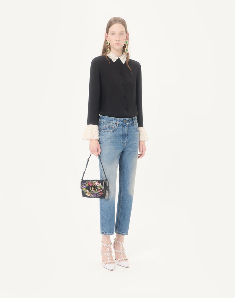 Camisa de georgette