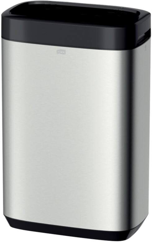 Tork Rostfreier Stahl Papierkorb B1 50 L 39,5 x 25,3 x 61,4 cm Silber