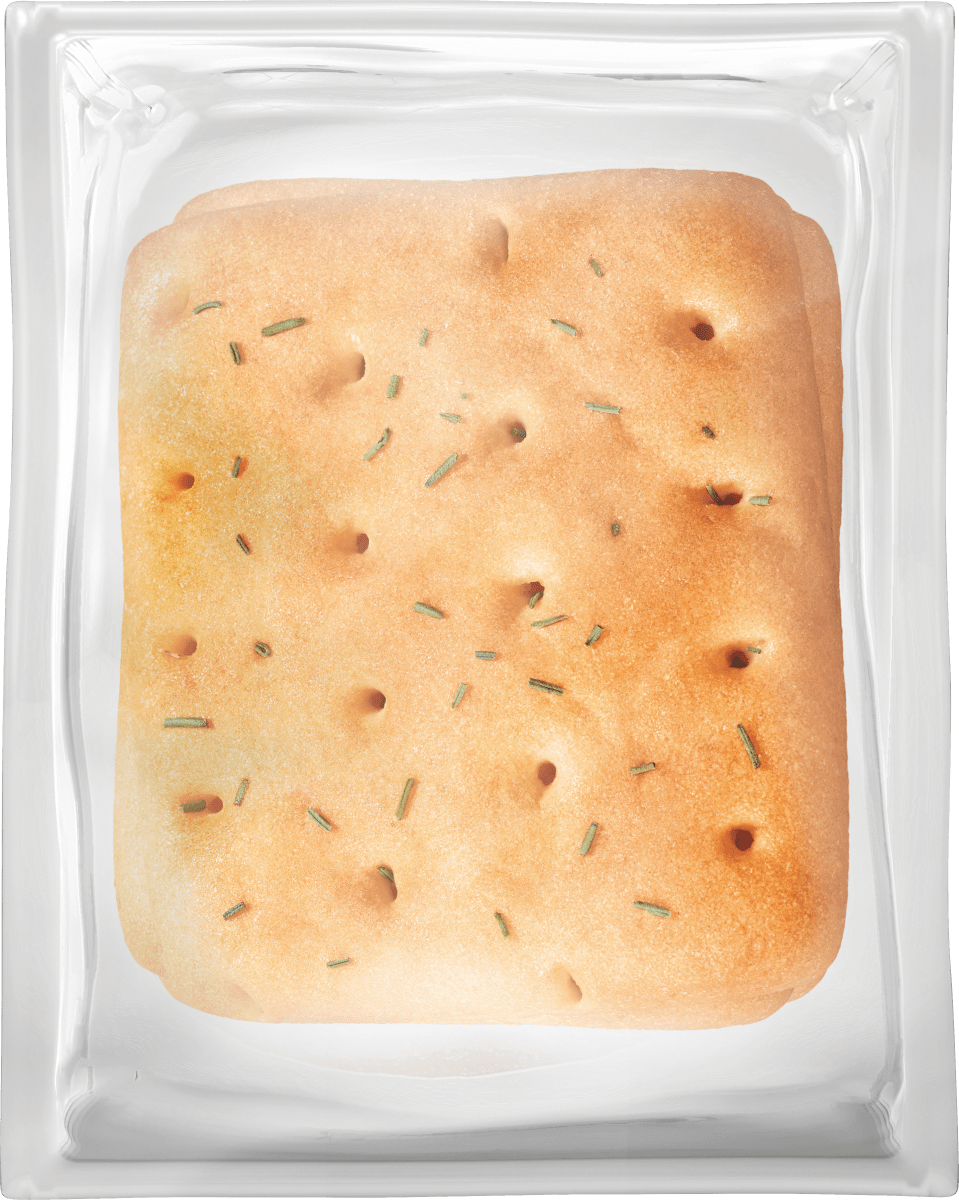Foccaccia mit nativem Olivenöl extra (3 Stück), 200 g