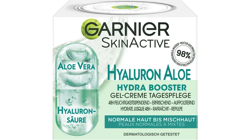 Garnier Skin Active Hyaluron Aloe Vera Gel-Creme Tagescreme 50 ml